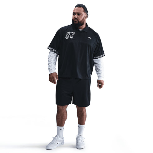 Nike Sb Df Jacquard Jersey Top T-Shirt - Black / Black /White - Streetart.fr