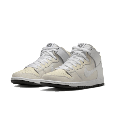 Nike SB Dunk High Pro Qs Antihero White / White-Black - Streetart.fr