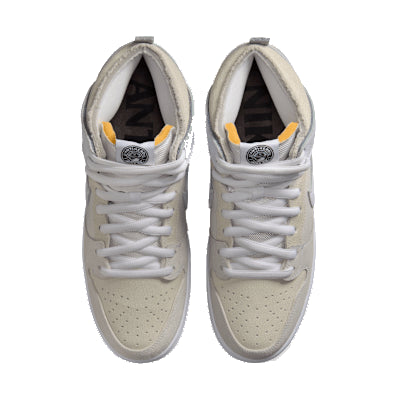 Nike SB Dunk High Pro Qs Antihero White / White-Black - Streetart.fr