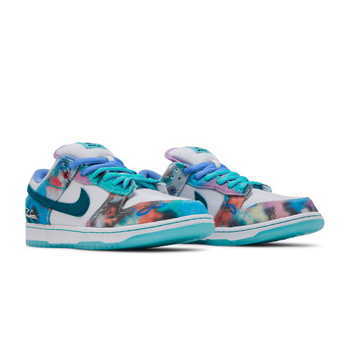 Nike Sb Dunk Low Og Futura Bleached Aqua / Geode Teal - White - Streetart.fr