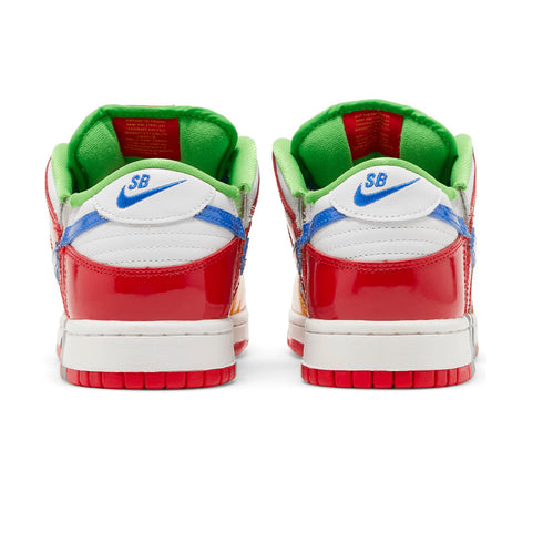 Nike SB Dunk Low Og Qs Sandy Ebay White / hyper Royal - mean Green - Streetart.fr