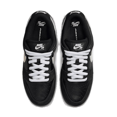 Nike SB Dunk Low Pro - Black / White / Black -Gum Light Brown - Streetart.fr