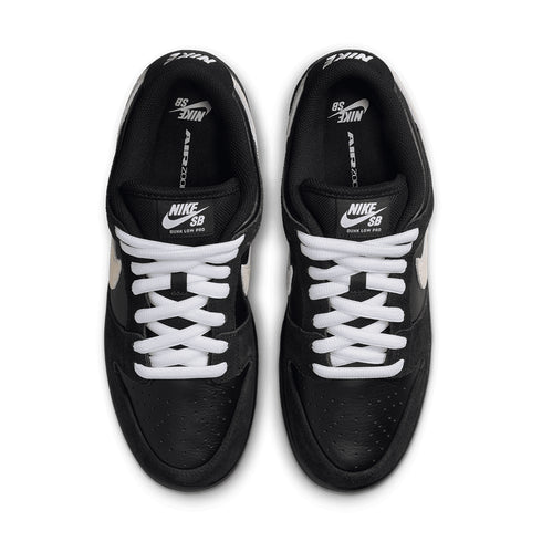 Nike Sb Dunk Low Pro Black / White / Black - Gum Light Brown - Streetart.fr