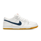 Nike SB Dunk Low Pro Iso White/navy - white - safety Orange - Streetart.fr