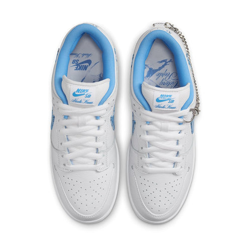 Nike Sb Dunk Low Pro Nicole Hause - White / University Blue - White - Streetart.fr