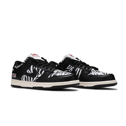 Nike SB Dunk Low Pro Og Qs Quartersnacks - Black/white - Streetart.fr