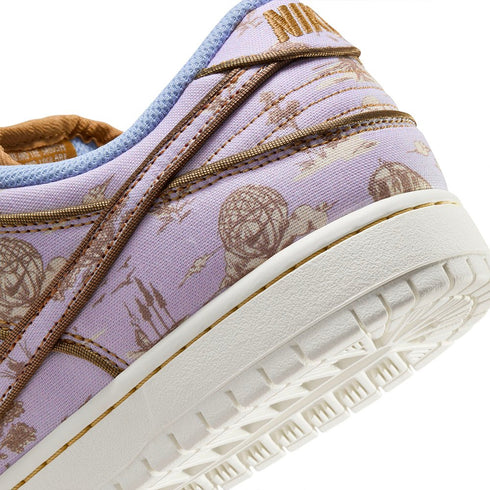 Nike Sb Dunk Low Pro Prm Pastoral Print Chaussures - Football Grey / Coconut Milk - Streetart.fr