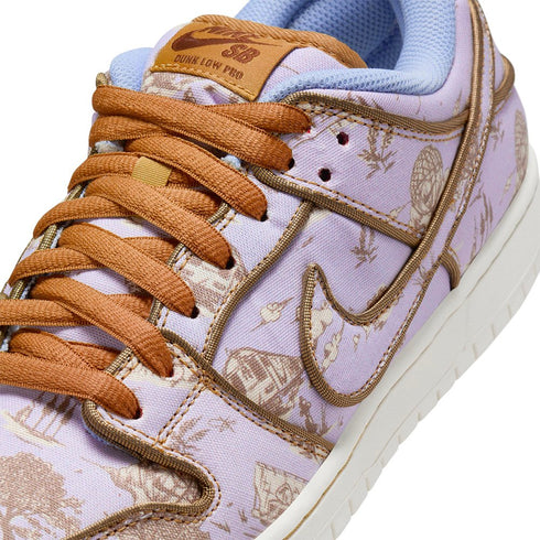 Nike Sb Dunk Low Pro Prm Pastoral Print Chaussures - Football Grey / Coconut Milk - Streetart.fr