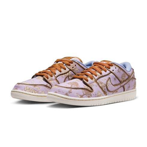 Nike Sb Dunk Low Pro Prm Pastoral Print Chaussures - Football Grey / Coconut Milk - Streetart.fr