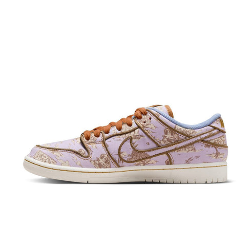 Nike Sb Dunk Low Pro Prm Pastoral Print Chaussures - Football Grey / Coconut Milk - Streetart.fr