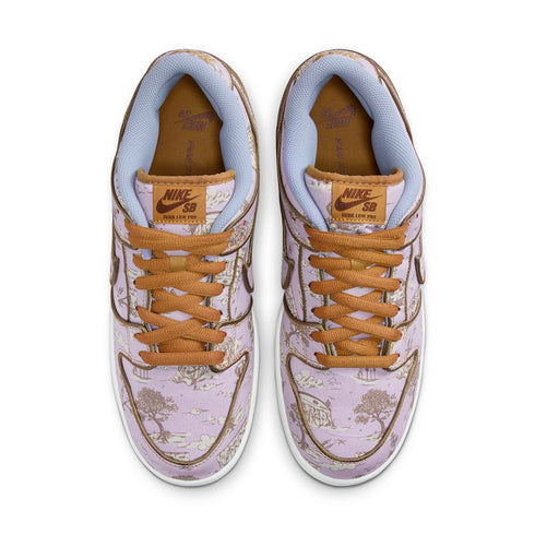 Nike Sb Dunk Low Pro Prm Pastoral Print Chaussures - Football Grey / Coconut Milk - Streetart.fr