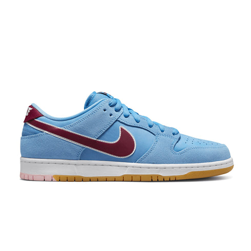 Nike SB Dunk Low Pro Prm Phillies - Valor Blue / Team Maroon - Streetart.fr