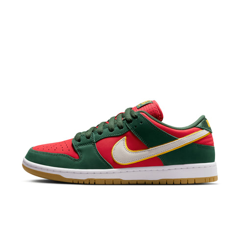 Nike SB Dunk Low Pro Prm Sonics Fir / White-University Gold-Fire Red