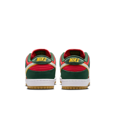 Nike SB Dunk Low Pro Prm Sonics Fir / White-University Gold-Fire Red