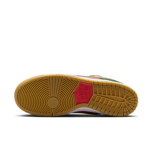 Nike SB Dunk Low Pro Prm Sonics Fir / White-University Gold-Fire Red