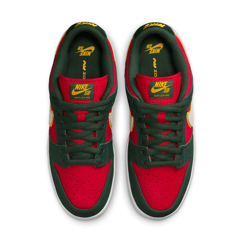 Nike Sb Dunk Low Pro Prm Sonics Fir / White - University Gold - Fire Red - Streetart.fr
