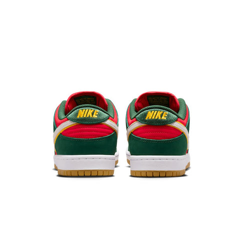 Nike Sb Dunk Low Pro Prm Sonics Fir / White - University Gold - Fire Red - Streetart.fr