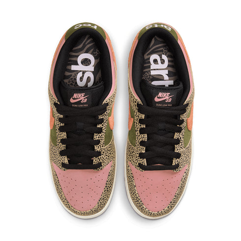 Nike Sb Dunk Low Pro Qs Art & Rec Khaki / Amber Brown / Rough Green - Streetart.fr