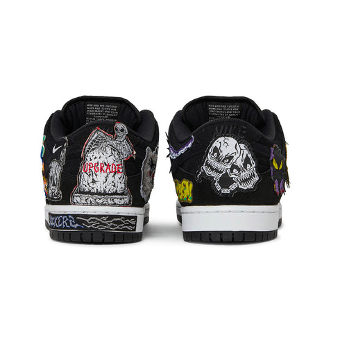 Nike SB Dunk Low Pro Qs Neckface - Black / White - multi - color - Streetart.fr