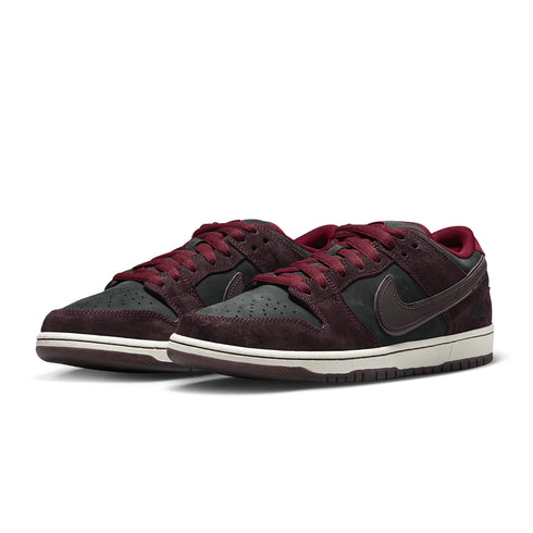 Nike Sb Dunk Low Pro Qs Riot Skateshop Mahogany / Dark Beetroot - Team Red - Streetart.fr