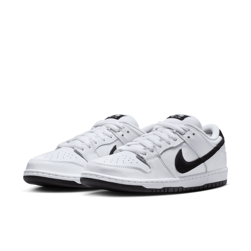 Nike SB Dunk Low Pro White / Black - White - Black — vue 2