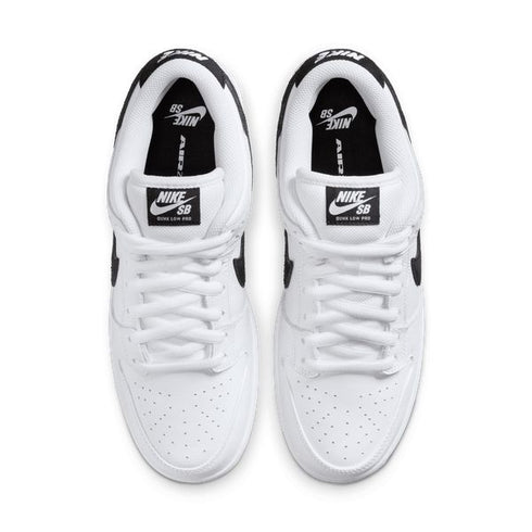 Nike SB Dunk Low Pro White / Black - White - Black - Streetart.fr