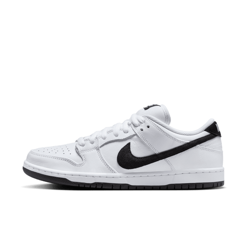 Nike SB Dunk Low Pro White / Black - White - Black — vue 3