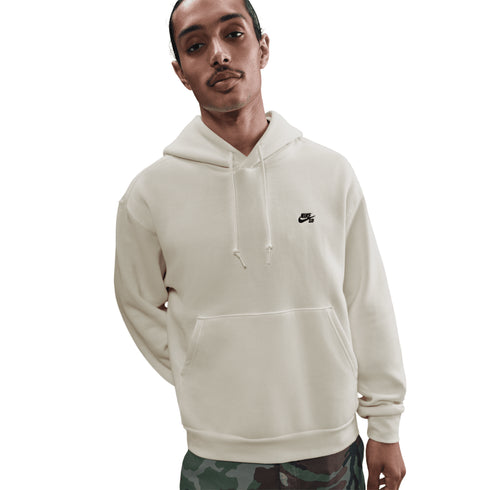 Nike SB Essential Logo Fleece Po - Sail / Black — vue 4