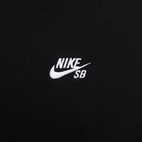 Nike Sb Essential Logo Fleece Po Sweat A Capuche - Black / White - Streetart.fr