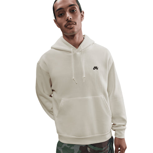 Nike Sb Essential Logo Fleece Po Sweat A Capuche - Sail / Black - Streetart.fr