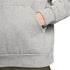 Nike SB Essential Logo Fleece Po Sweat Hood Dk - Grey Heather / White - Streetart.fr