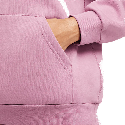 Nike SB Essential Logo Fleece Po Sweat Hood - Plum Dust / White - Streetart.fr