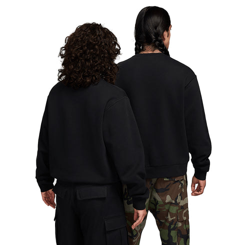 Nike SB Fleece Crew Essential Logo - Black / White - Streetart.fr