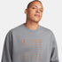 Nike SB Fleece Crew Fade Gfx Sweat Crew Smoke Grey - Streetart.fr