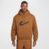 Nike SB Fleece Po N Swoosh - Lt British Tan / White — sweat à capuche