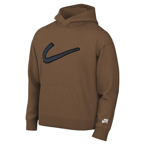 Nike SB Fleece Po N Swoosh - Lt British Tan / White - Streetart.fr