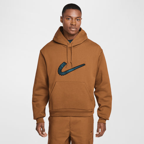Nike SB Fleece Po N Swoosh - Lt British Tan / White - FV7378-281