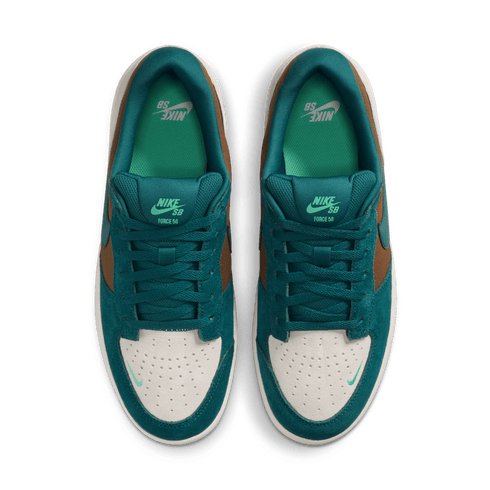 Nike Sb Force 58 - Mosswood Brown/Light Orewood Brown/Sail/Geode Teal - Streetart.fr