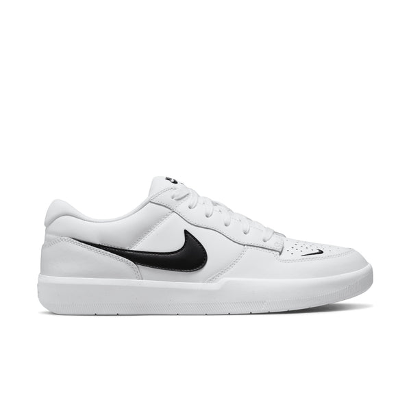 Nike SB Force 58 Prm L White / Black / White - White - Streetart.fr
