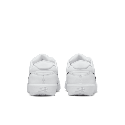 Nike SB Force 58 Prm L White / Black / White - White — vue 4