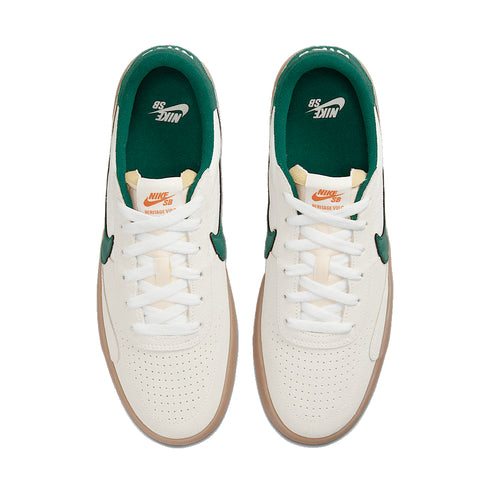 Nike SB Heritage Vulc - Sail / Gorge Green - Streetart.fr