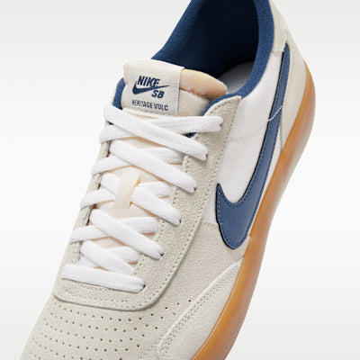 Nike SB Heritage Vulc Summit White / Navy-White-Gum Light - Streetart.fr