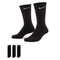 Nike SB Nk Everyday Csh Crew Sock 3 Paire - 132 Black / White Nike — chaussettes