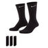 Nike SB Nk Everyday Csh Crew Sock 3 Paire - 132 Black / White Nike — chaussettes