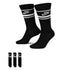 Nike SB Nsw Everyday Essential Crew - Socks Black / White - Streetart.fr