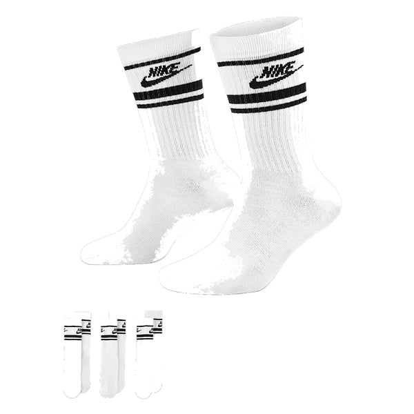 Nike SB Nsw Everyday Essential Crew - Socks White / Black / Black - Streetart.fr