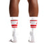 Nike SB Nsw Everyday Essential Crew - Socks White / University Red - Streetart.fr