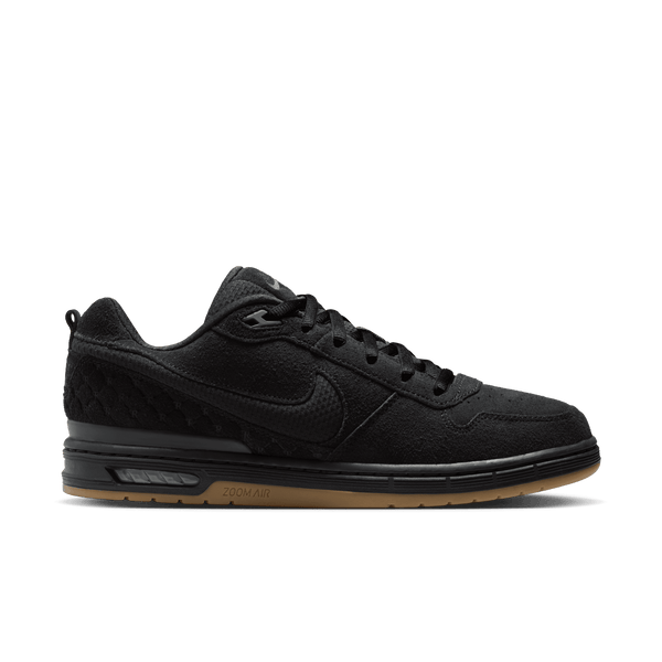 Nike SB Paul Rodriguez Zoom Air Low Qs - Black / Black / Black Gum — chaussures