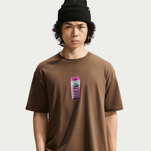 Nike SB Phone T-Shirt - Mosswood Brown - Streetart.fr
