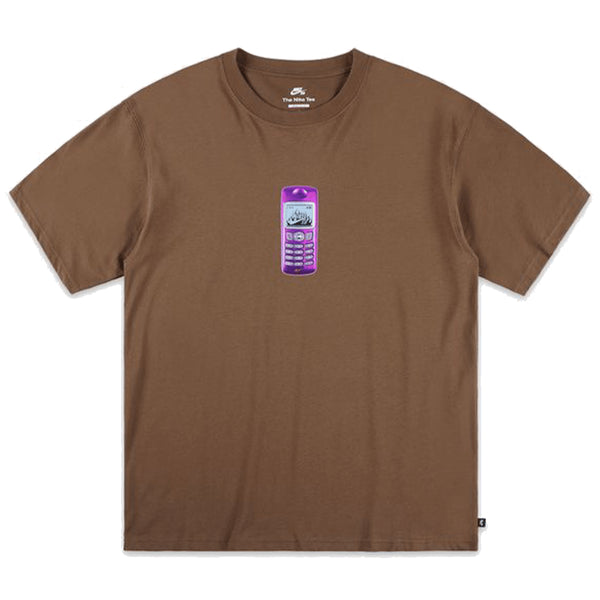 Nike SB Phone T-Shirt - Mosswood Brown - Streetart.fr